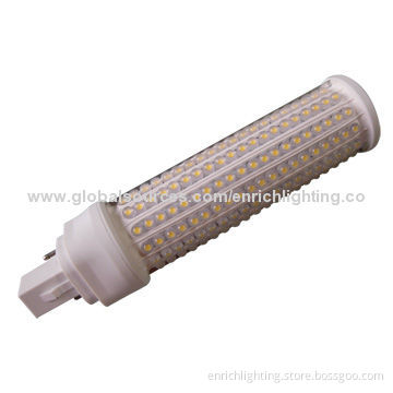 G23-2/GX23-2 LED PL Light with 7W Power, 166mm Length, 300 Degrees Viewing Angle, 85-265V AC Input